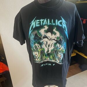 Metallica Black Graphic T-Shirt size L